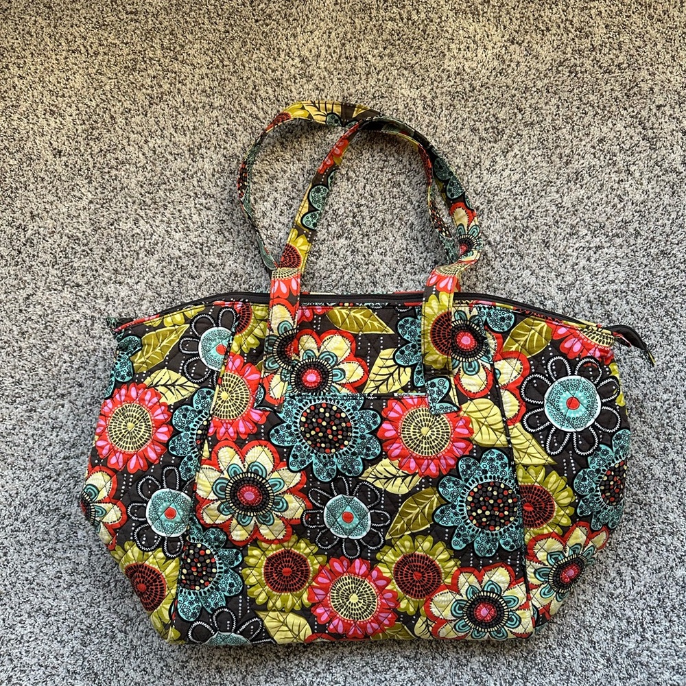 Vera Bradley flower shower tote